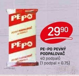 PE-PO PEVNÝ PODPALOVAČ