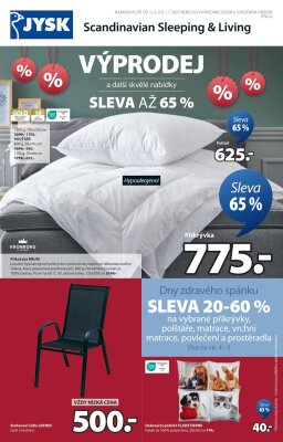 aktuální leták Jysk 11.6.2025-1.7.2025