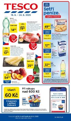 aktuální leták Tesco 18.6.2025-24.6.2025