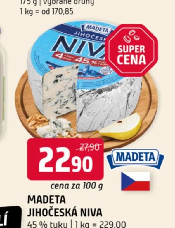 Madeta Jihočeská Niva
