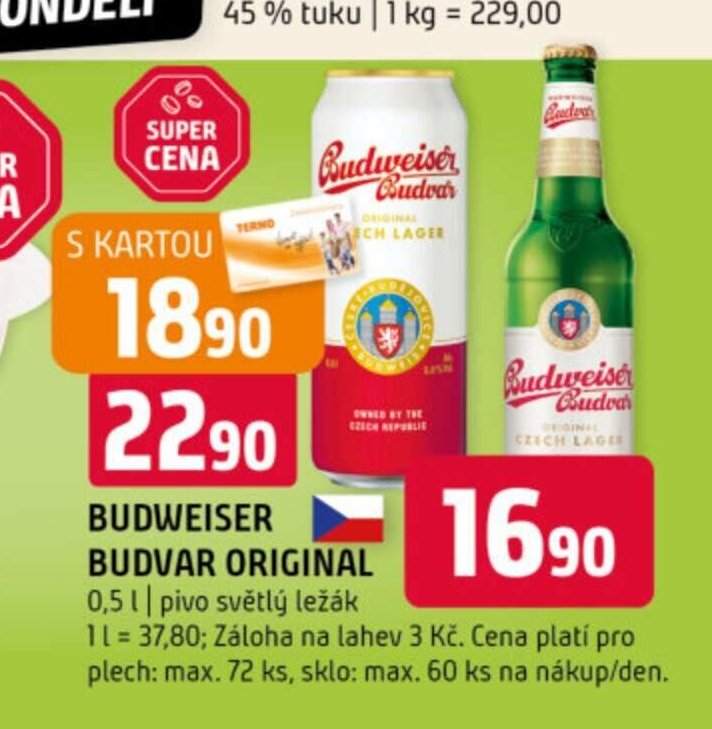 Budweiser Budvar Original