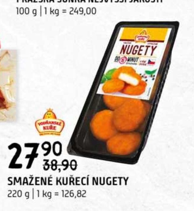 Smažené kuřecí nugety