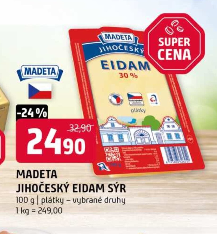 MADETA JIHOČESKÝ EIDAM SÝR