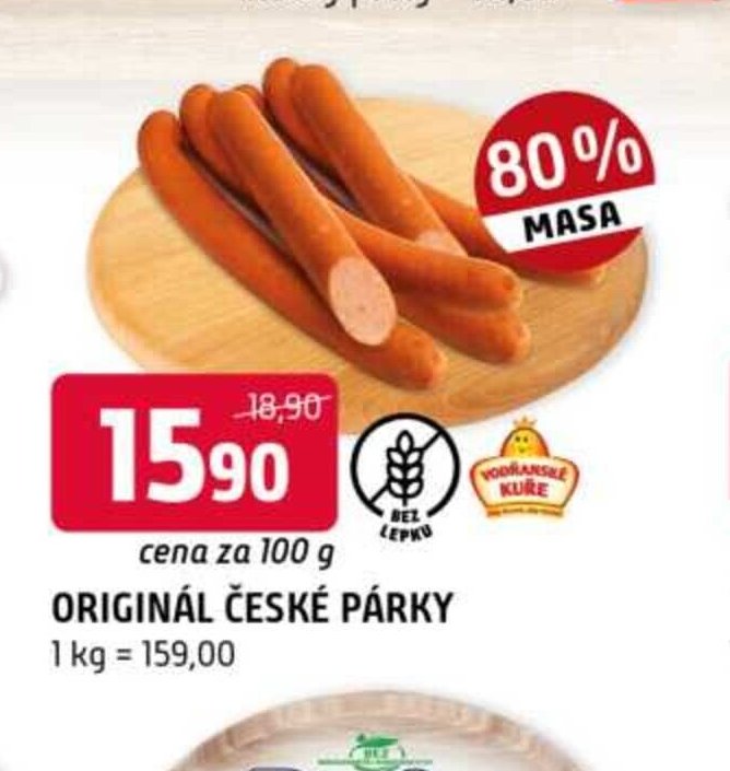 ORIGINÁL ČESKÉ PÁRKY