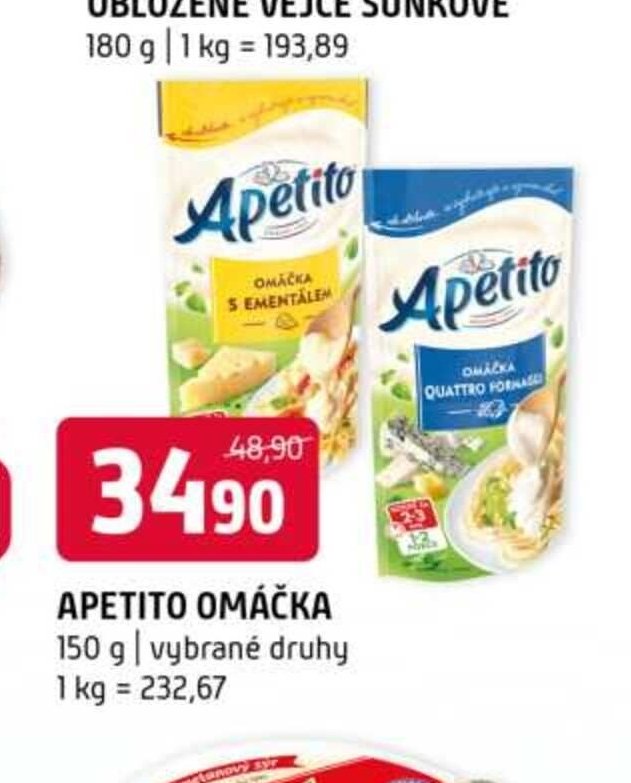 APETITO OMÁČKA