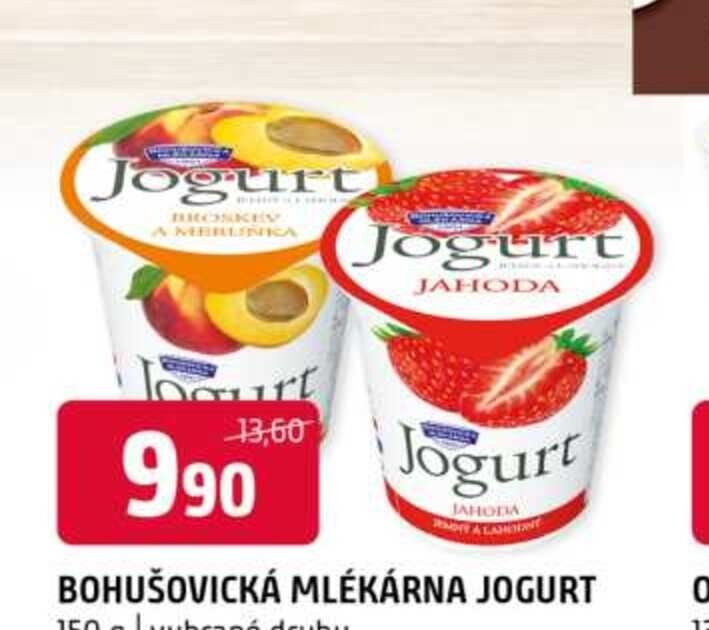 Bohušovická mlékárna jogurt