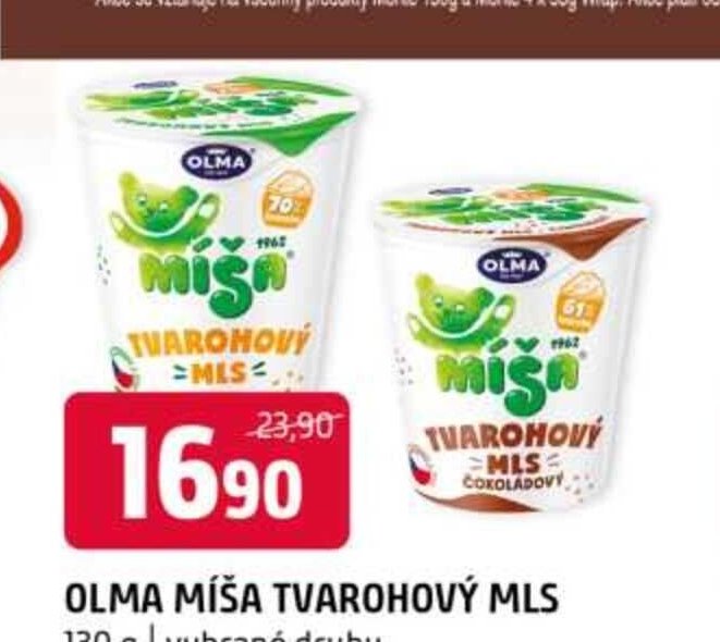 Olma Míša tvarohový mls
