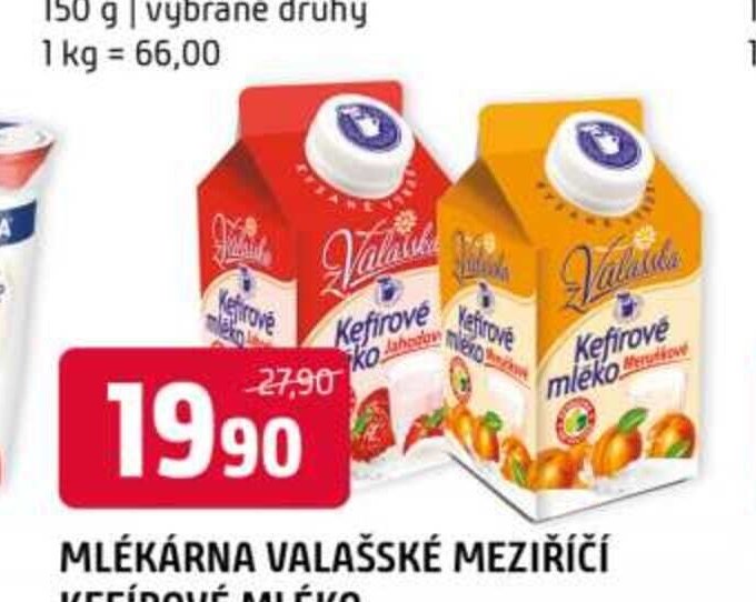 Mlékárna Valašské Meziříčí kefírové mléko