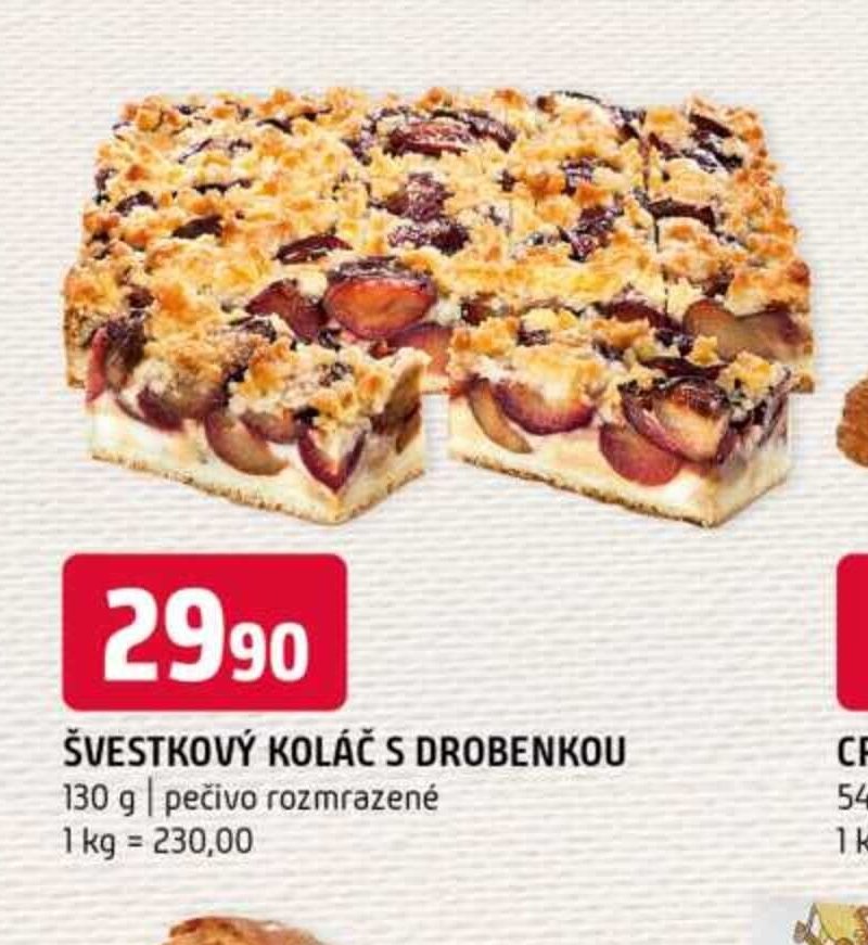 Švestkový koláč s drobenkou