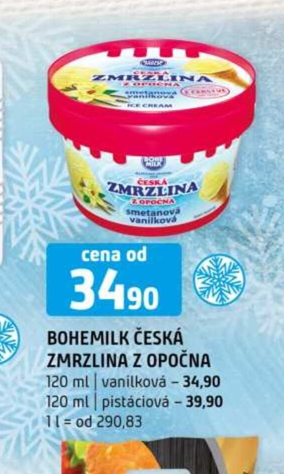 Bohemilk Česká zmrzlina z Opočna