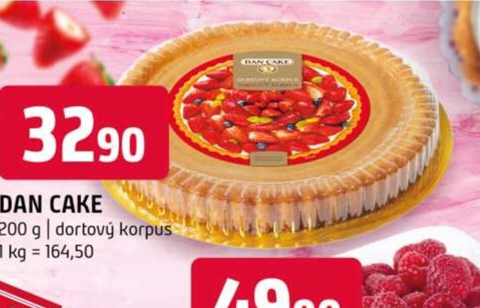 Dan Cake dortový korpus 200 g