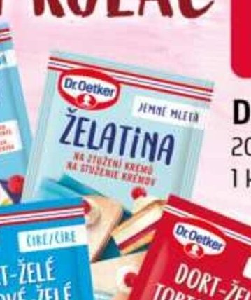 Dr. Oetker želatina na krémy 20 g