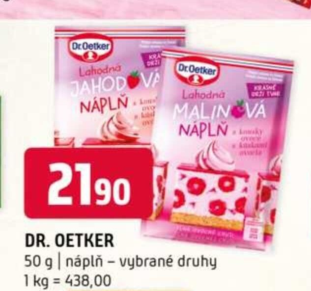 Dr. Oetker náplň 50 g