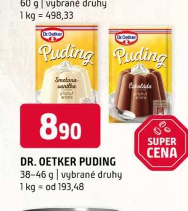 Dr. Oetker puding 38-46 g