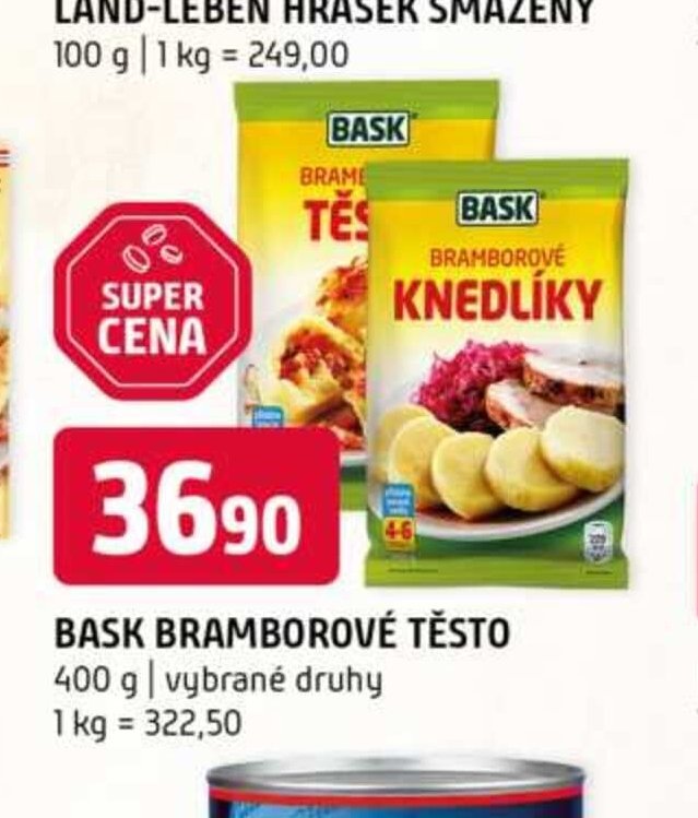 Bask bramborové těsto 400 g