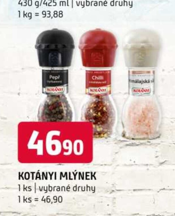 Kotányi mlýnek 1 ks