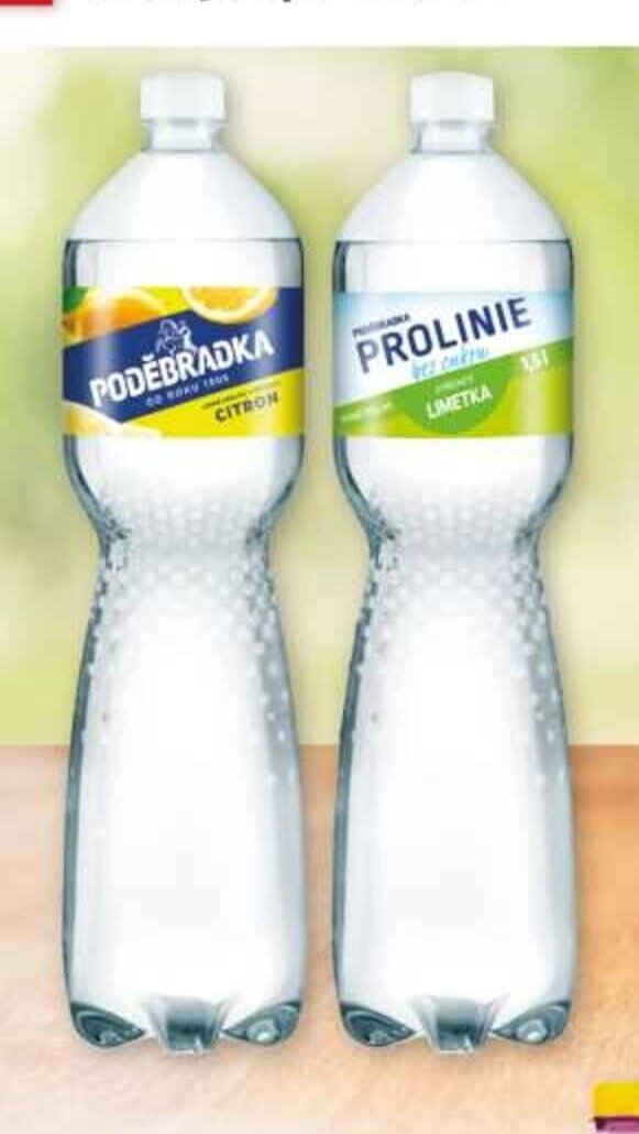 PODĚBRADKA 1,5 l | minerální voda s příchutí