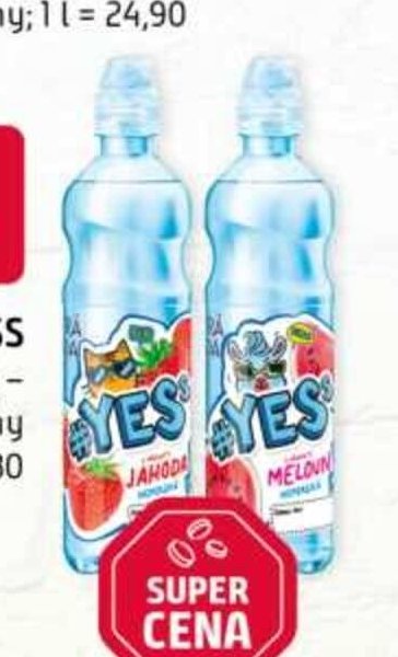 DOBRÁ VODA YESS 0,5 l | minerální voda ochucená