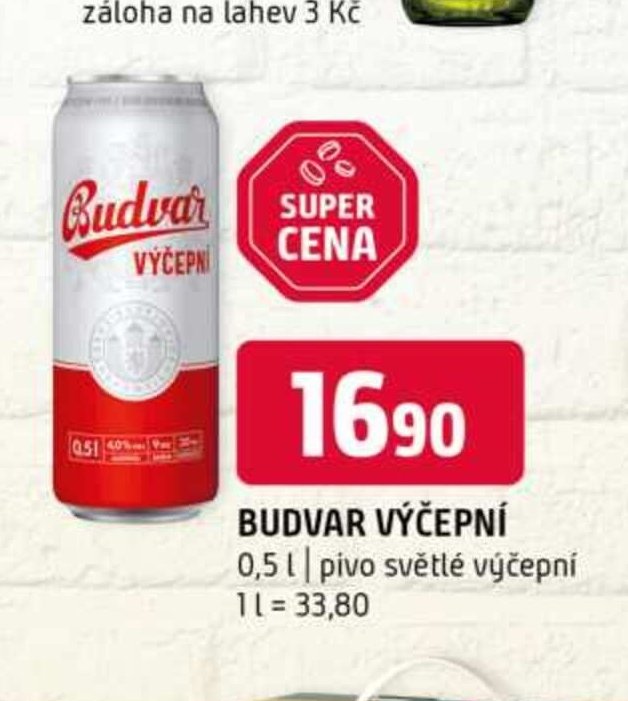 BUDVAR VÝČEPNÍ