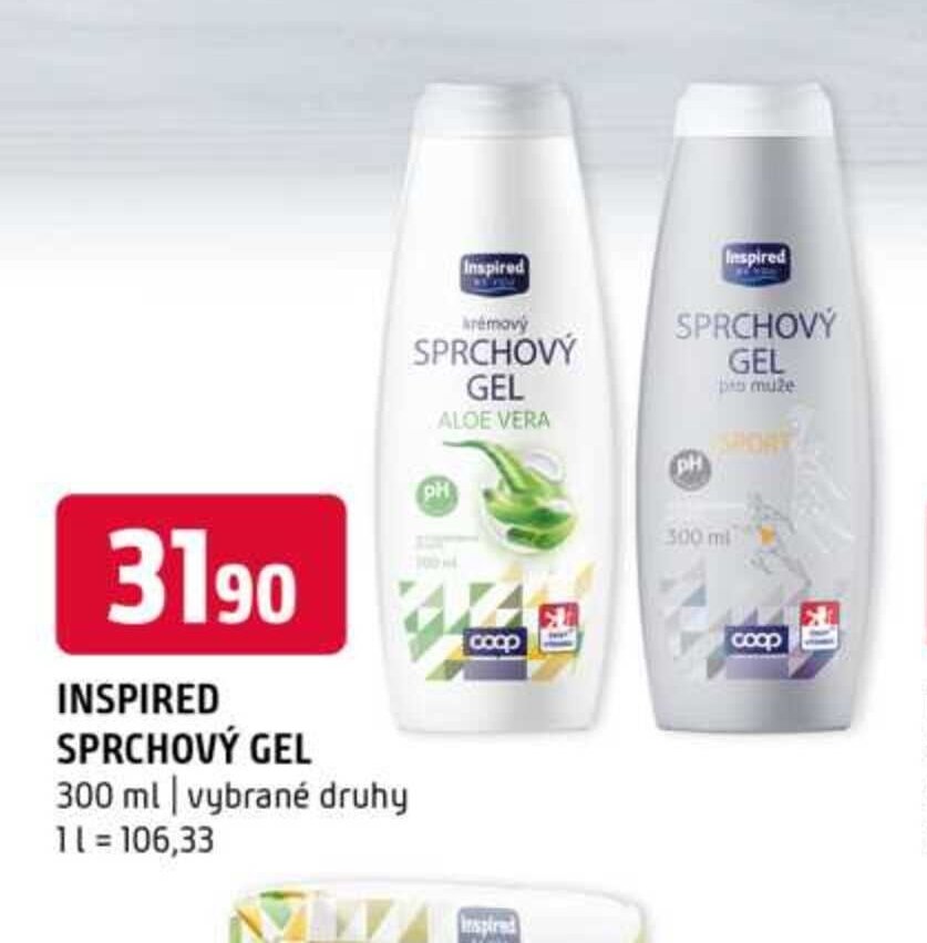 INSPIRED SPRCHOVÝ GEL