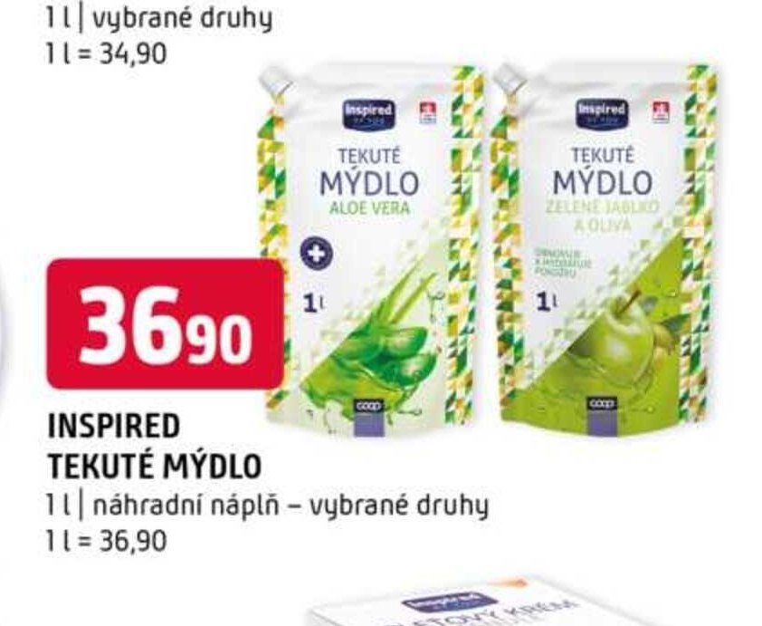INSPIRED TEKUTÉ MÝDLO