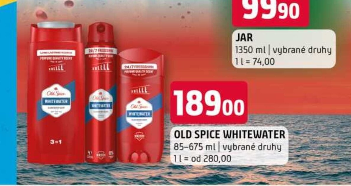OLD SPICE WHITEWATER