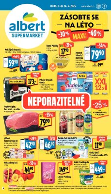 aktuální leták Albert 18.6.2025-24.6.2025