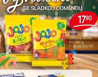 JOJO vybrané druhy