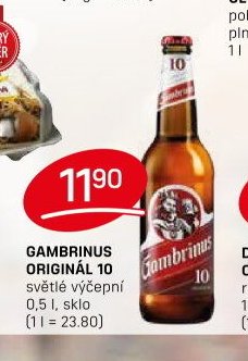 GAMBRINUS ORIGINÁL 10