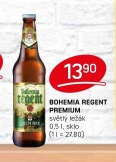BOHEMIA REGENT PREMIUM světlý ležák