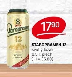 STAROPRAMEN 12 světlý ležák