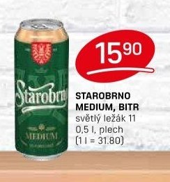 STAROBRNO MEDIUM, BITR světlý ležák 11