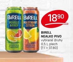 BIRELL NEALKO PIVO vybrané druhy