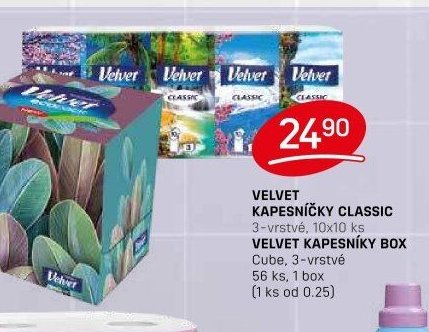 VELVET KAPESNÍČKY CLASSIC