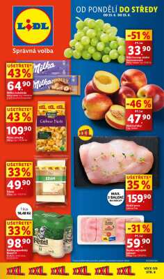 aktuální leták Lidl 23.6.2025-25.6.2025