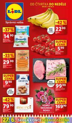 aktuální leták Lidl 26.6.2025-29.6.2025