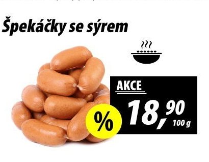 Špekáčky se sýrem