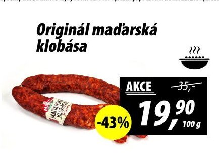 Originál maďarská klobása