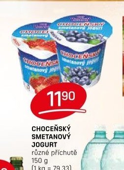 CHOCEŇSKÝ SMETANOVÝ JOGURT