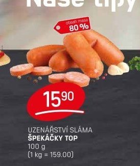 UZENÁŘSTVÍ SLÁMA ŠPEKÁČKY TOP