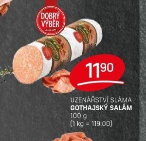 UZENÁŘSTVÍ SLÁMA GOTHAJSKÝ SALÁM