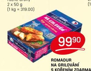 ROMADUR NA GRILOVÁNÍ S KOŘENÍM ZDARMA