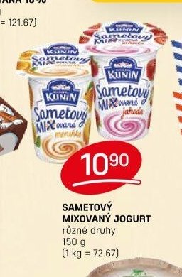 SAMETOVÝ MIXOVANÝ JOGURT