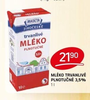 MLÉKO TRVANLIVÉ PLNOTUČNÉ 3,5%