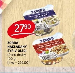 Zorba nakládaný sýr v oleji