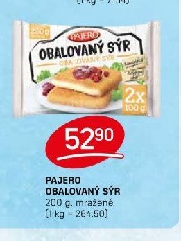 Pajero obalovaný sýr