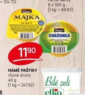 HAMÉ PAŠTIKY (MÁJKA, SVAČINKA)