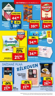 aktuální leták Lidl 3.7.2025-6.7.2025