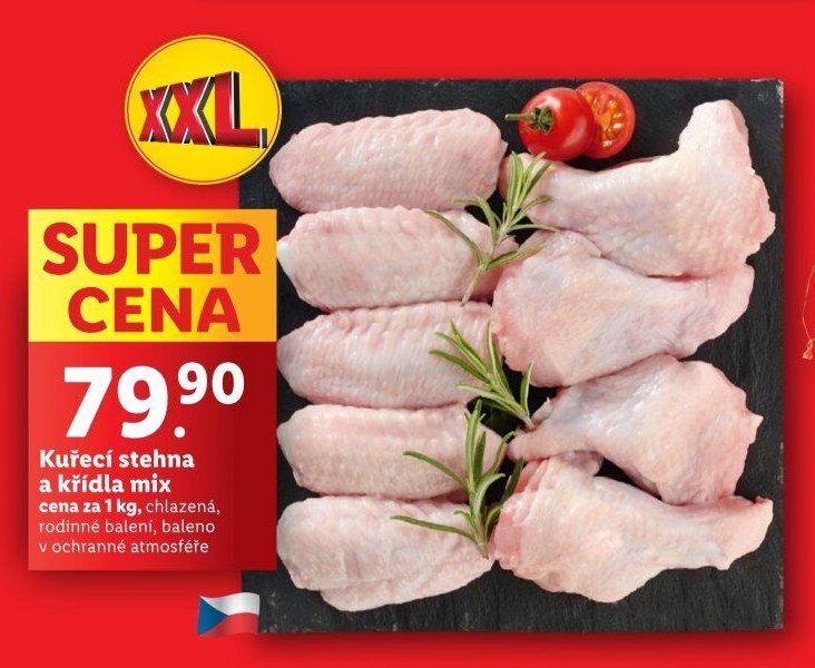 Kuřecí stehna a křídla mix