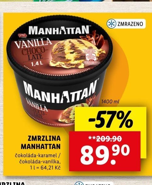 Zmrzlina Manhattan
